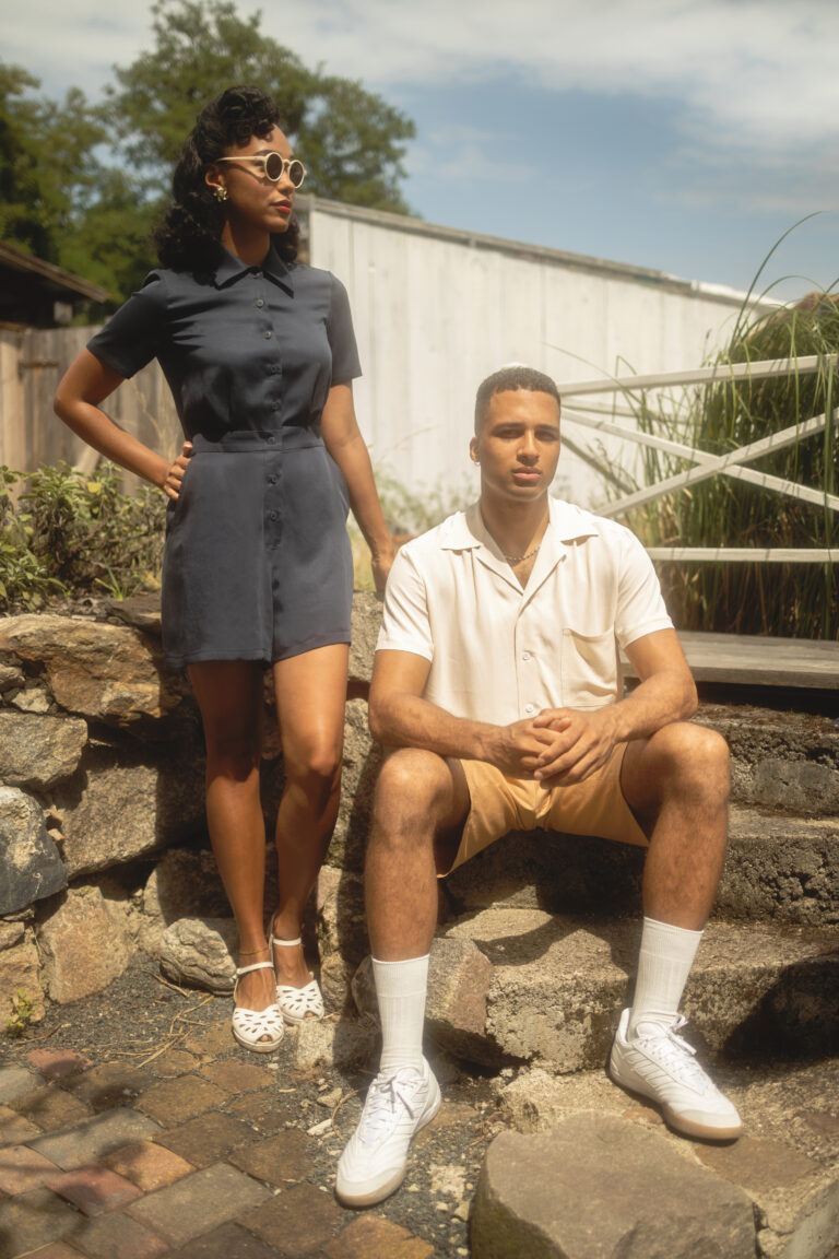 Jumpsuit Jenne, Herrenhemd und Shorts